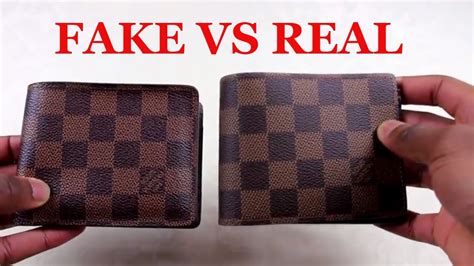 louis vuitton real vs fake men's wallet